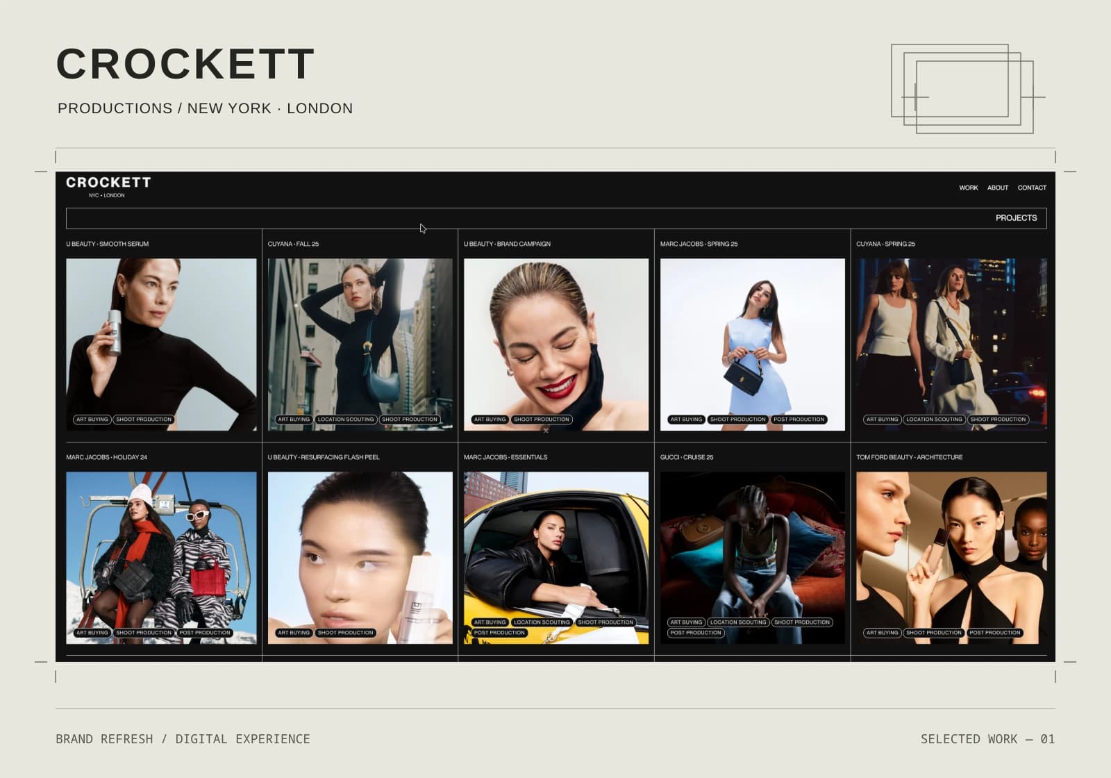 Crockett Productions — project preview